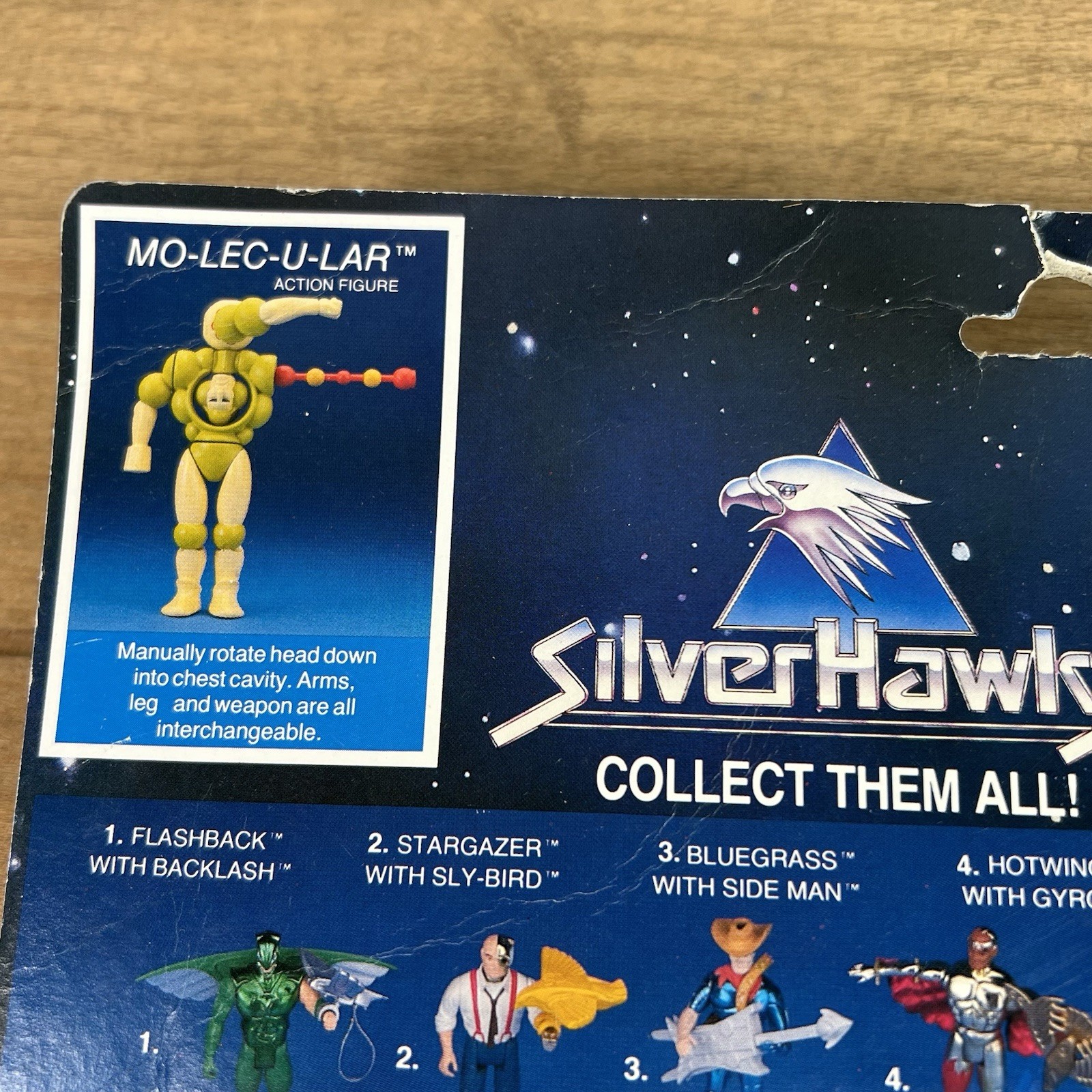 SilverHawks Molecular 1986 Kenner Carded in Package Korean MINT