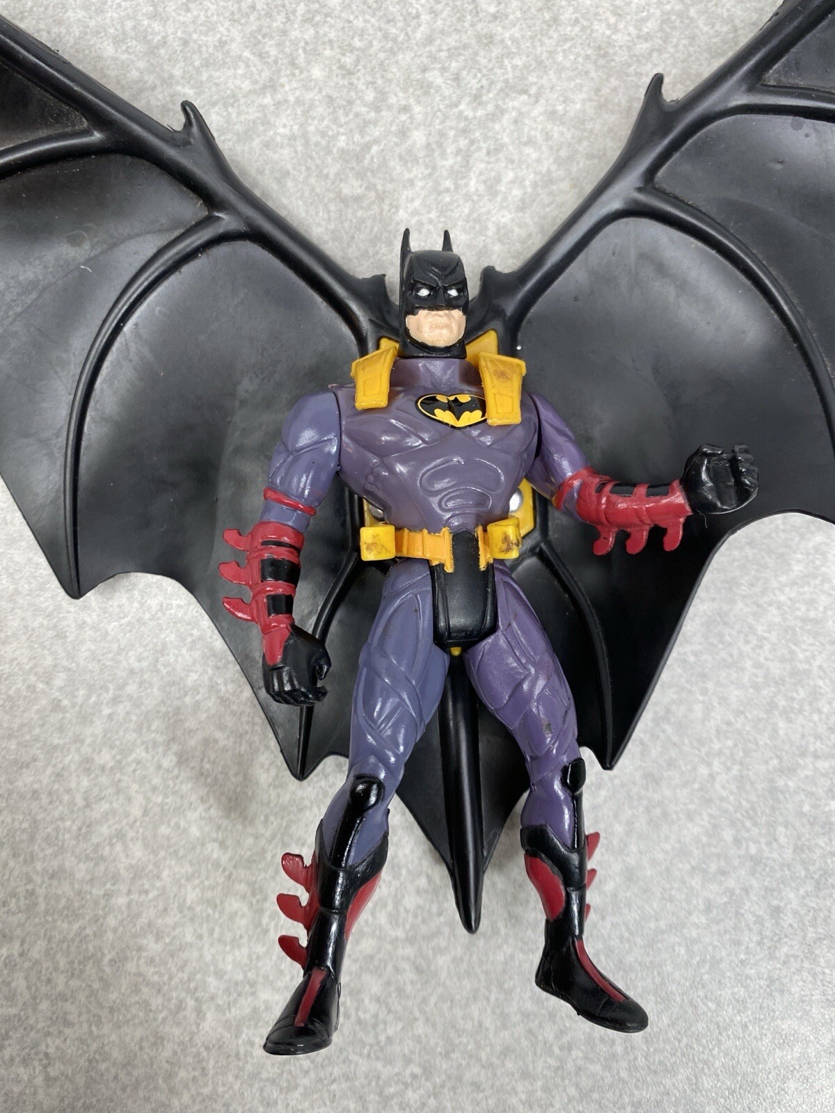 Attack Wing Batman Action Figure 5&Prime; Batman Forever Kenner Vtg 1990s 1995