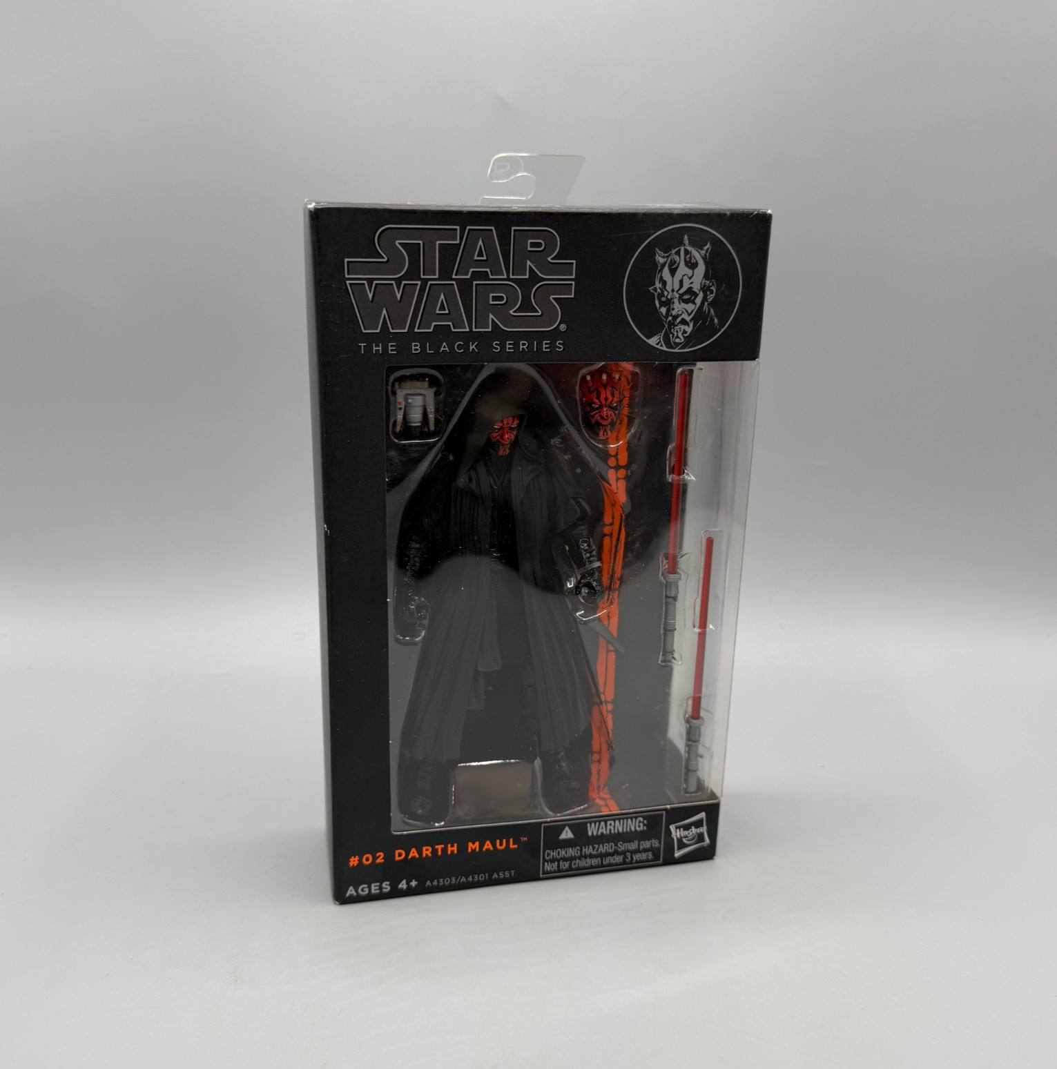 Star Wars Black Series Darth Maul 6&Prime; Action Figure Orange Line #02 New Sealed