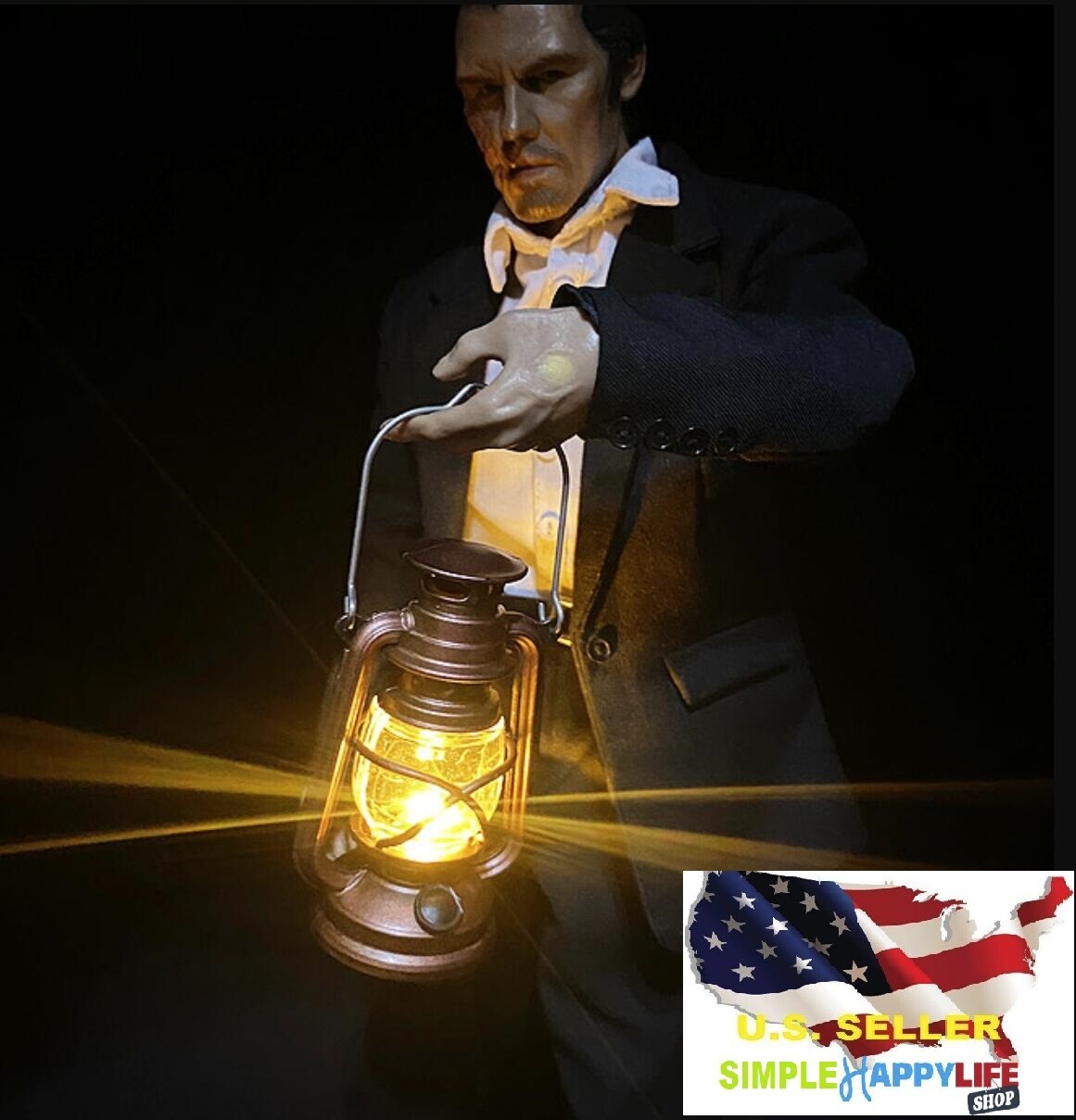 1/6 vampire LED Oil Lamp Barn Lantern Pirates Caribbean for hot toys Phicen❶USA❶