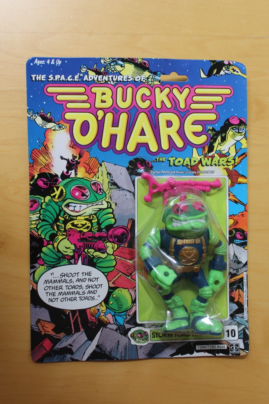 Vintage Storm Toad Trooper Action Figure Space Adventures Bucky O&rsquo;Hare 1990 New