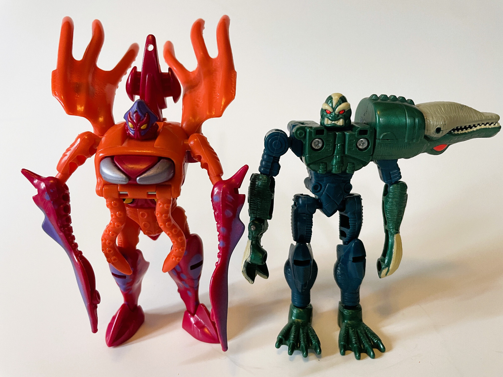 Vintage 1997 Transformers Beast Wars Claw Jaw and Fuzors Terragator – Incomplete