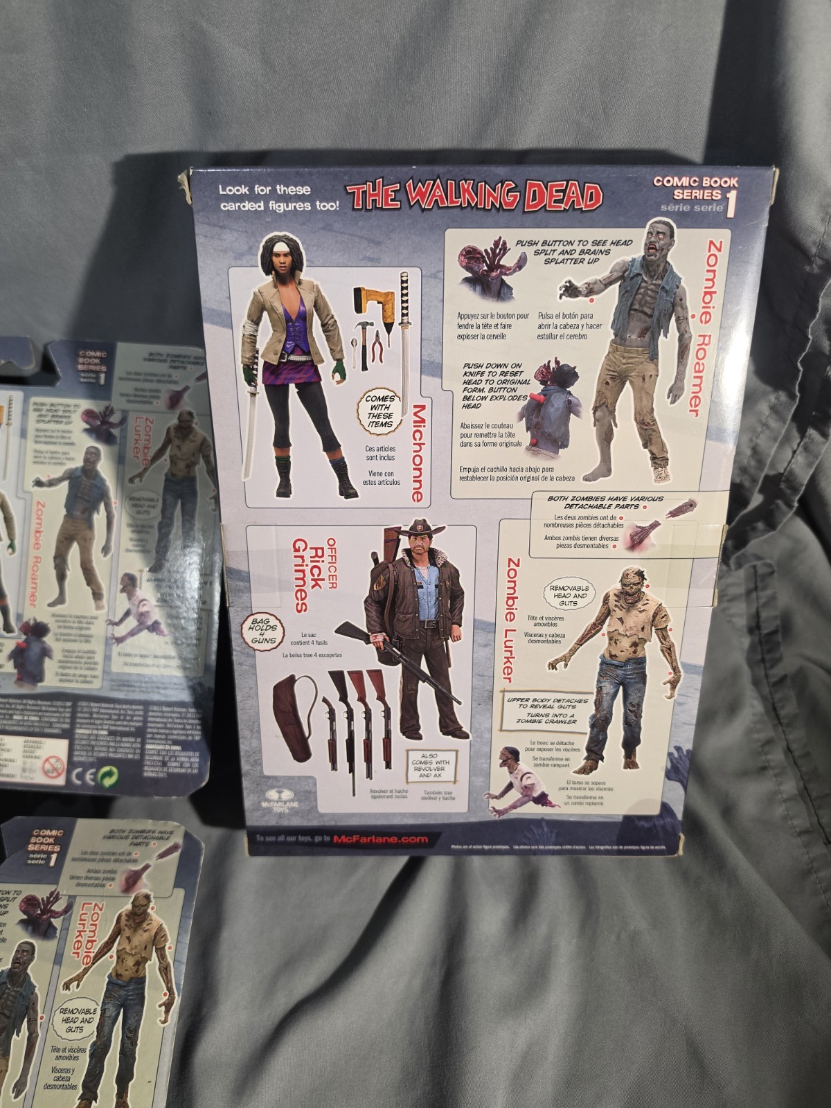 McFarlane Toys The Walking Dead Comic Book Series 1 and Boxed Sets Damaged Boxes
