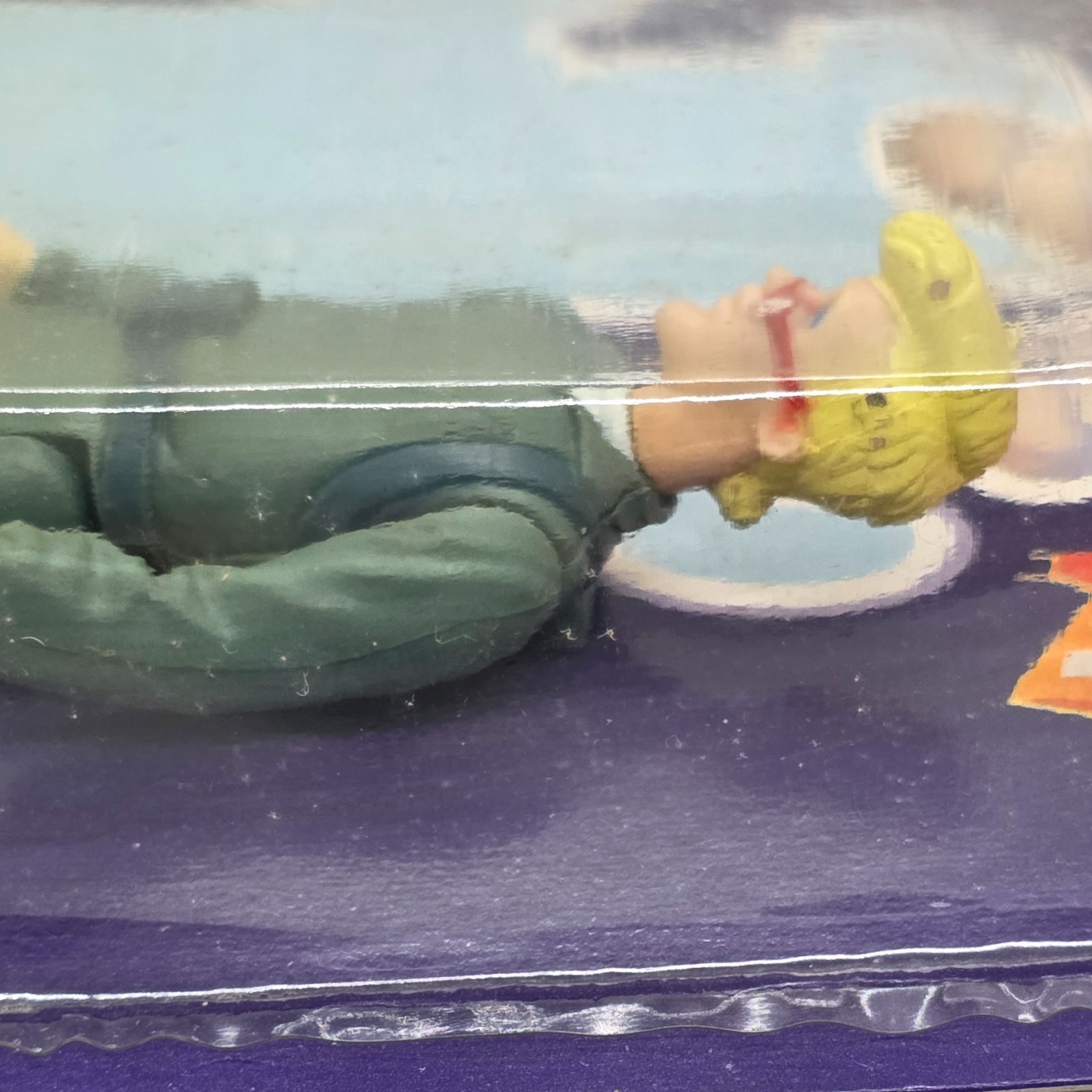 1992 the real ghostbusters jocsa kenner EGON IN CARDBOARD STAY PUFT ERROR RARE