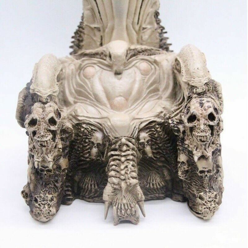 Predator Alien Bone Throne Action Figure Model Statue Diorama Element Toys 35CM