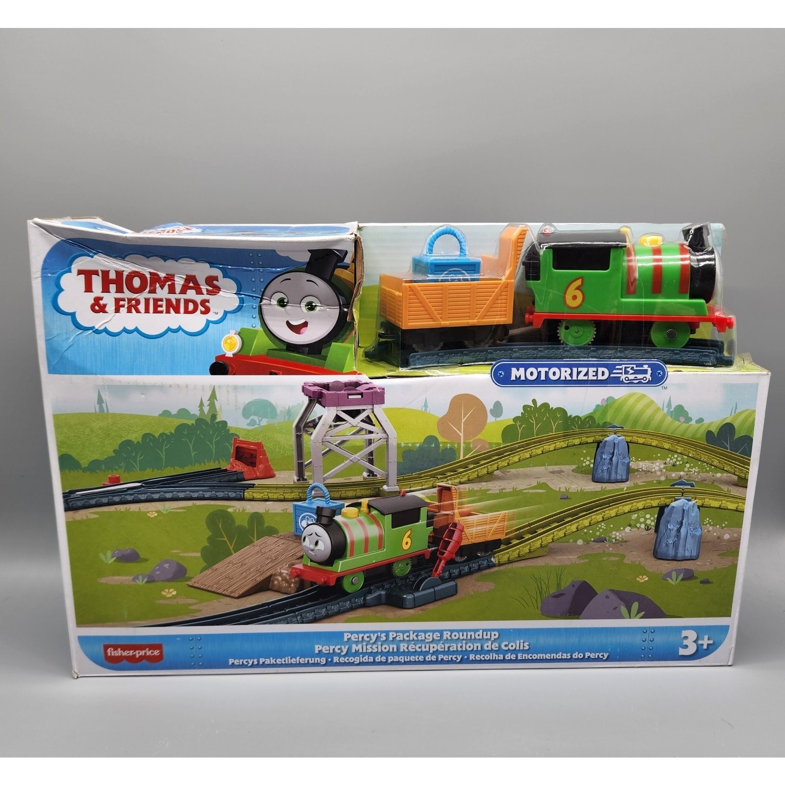 Thomas & Friends Percy&rsquo;s Package Roundup Fisher-Price *BOX DAMAGE 2021 HTF Toy