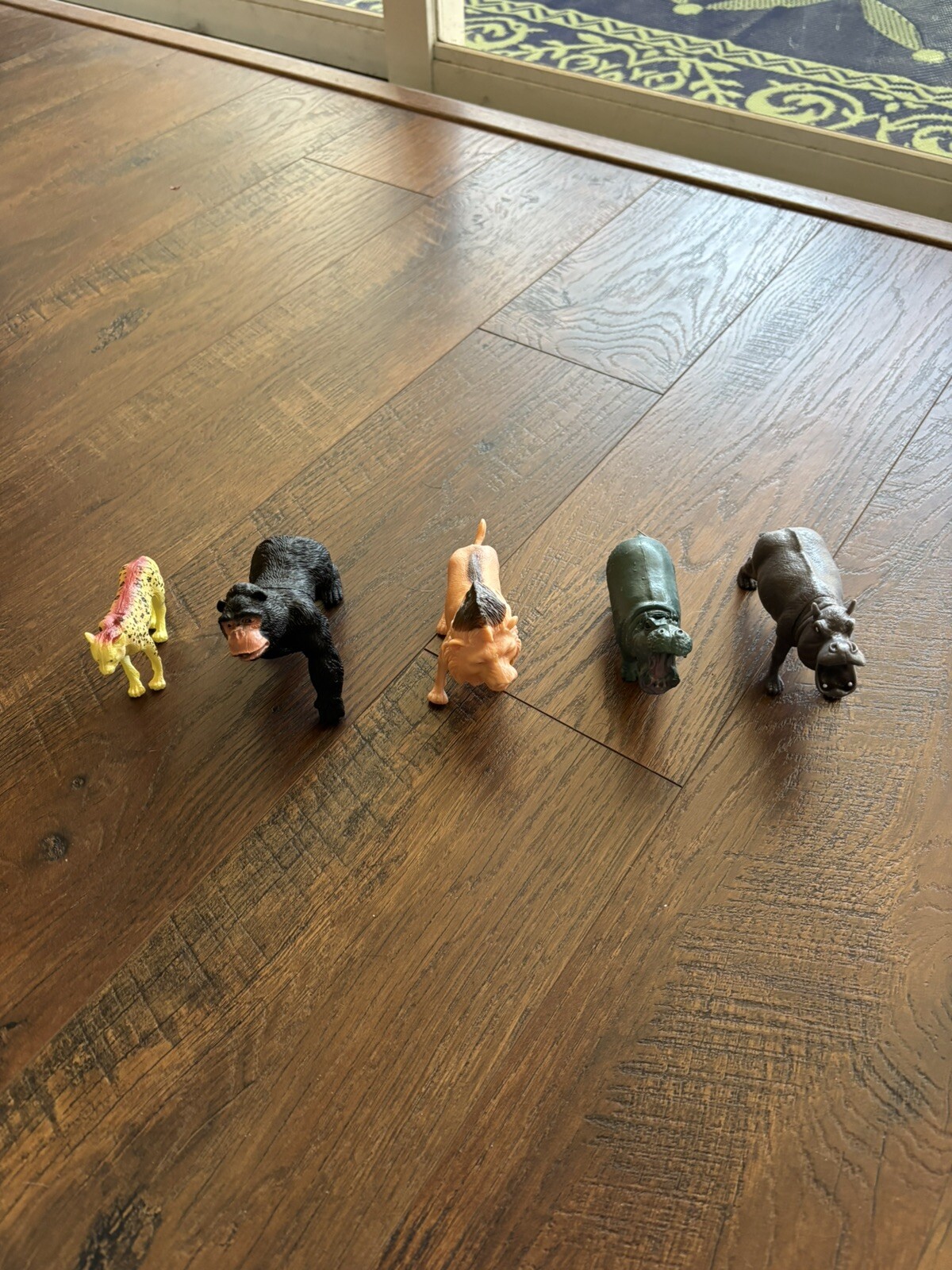 6 Piece Vintage Medium Size Jungle Animal Figure Lot 4” – 6” In Length