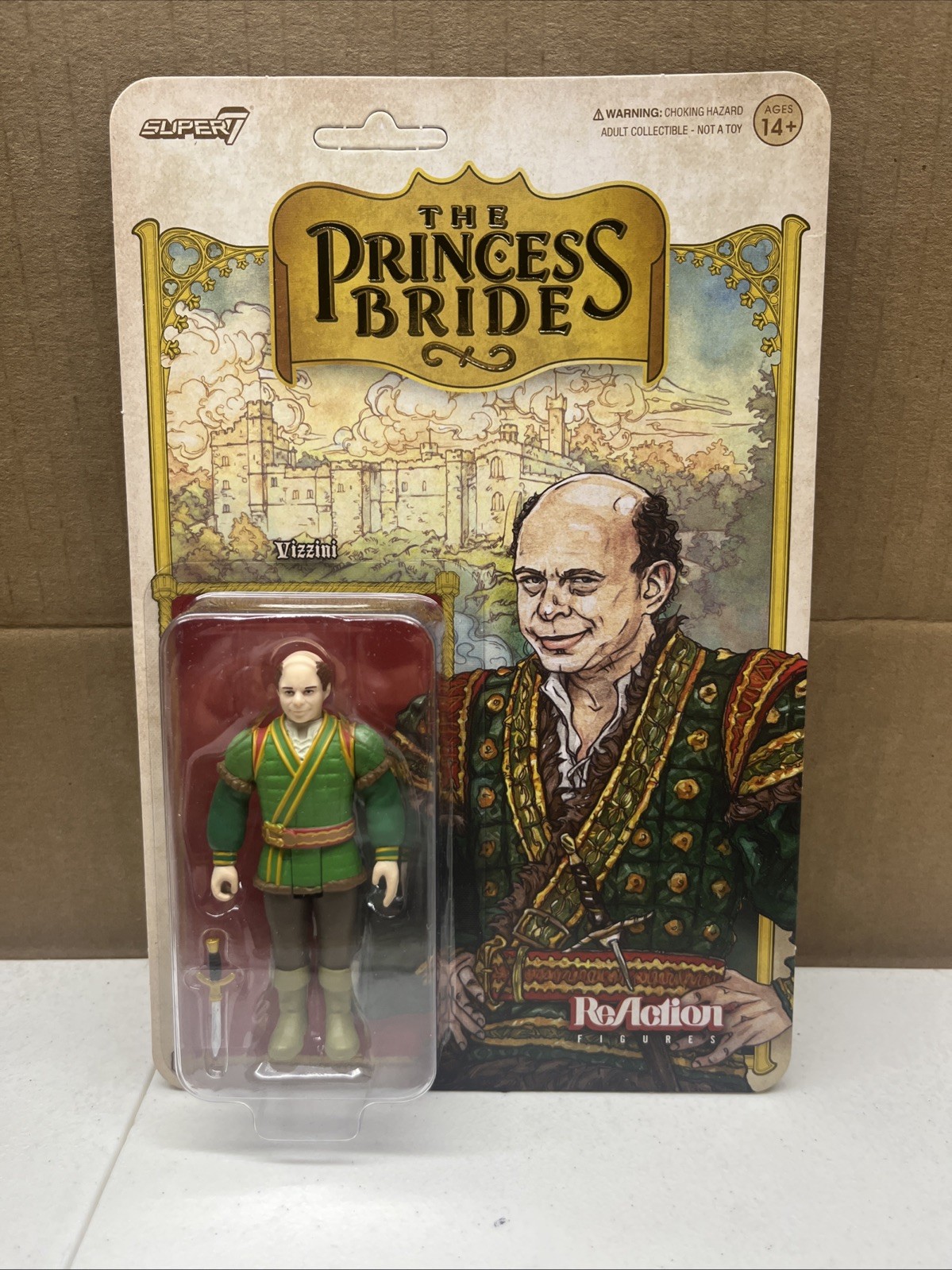 The Princess Bride Super 7 Reaction set Unpunched cards, andre giant, new