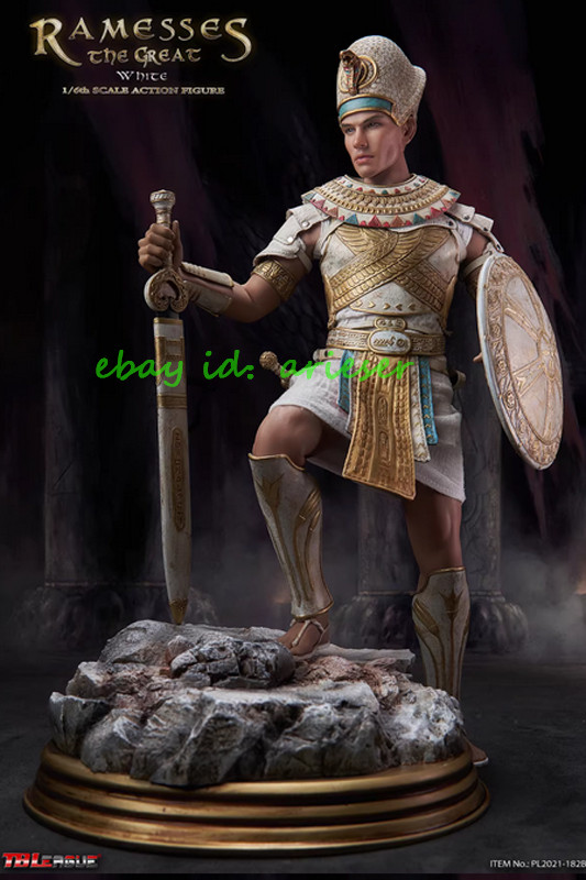 Tbleague Pl2021-182b Ramses The Great Egyptian Pharaoh White Ver. 1/6 Ornament