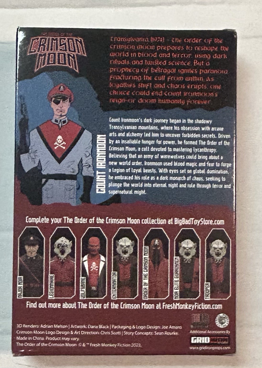 Fresh Monkey Fiction Monster Force – Crimson Moon Count Ironmoon Sealed Figure
