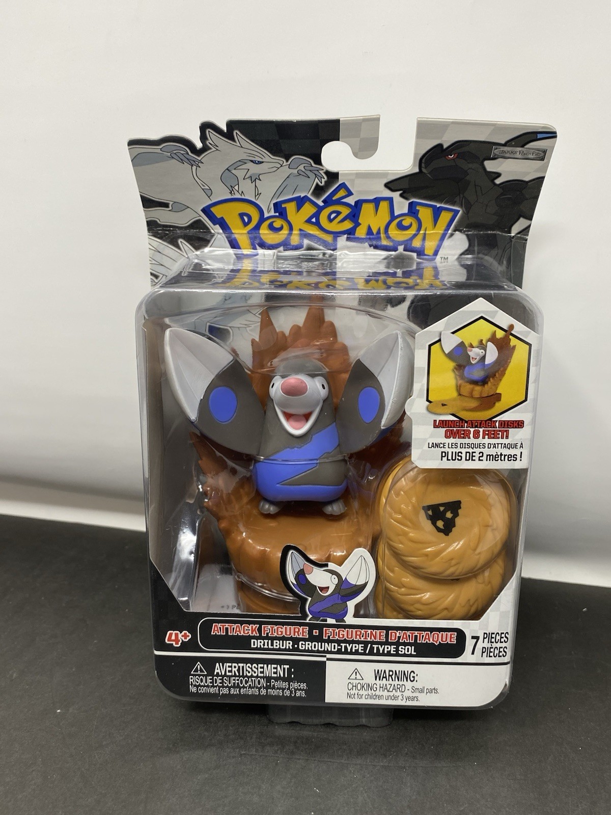 Pokemon Black & White Series: DRILBUR (Ground-Type) Attack Figure