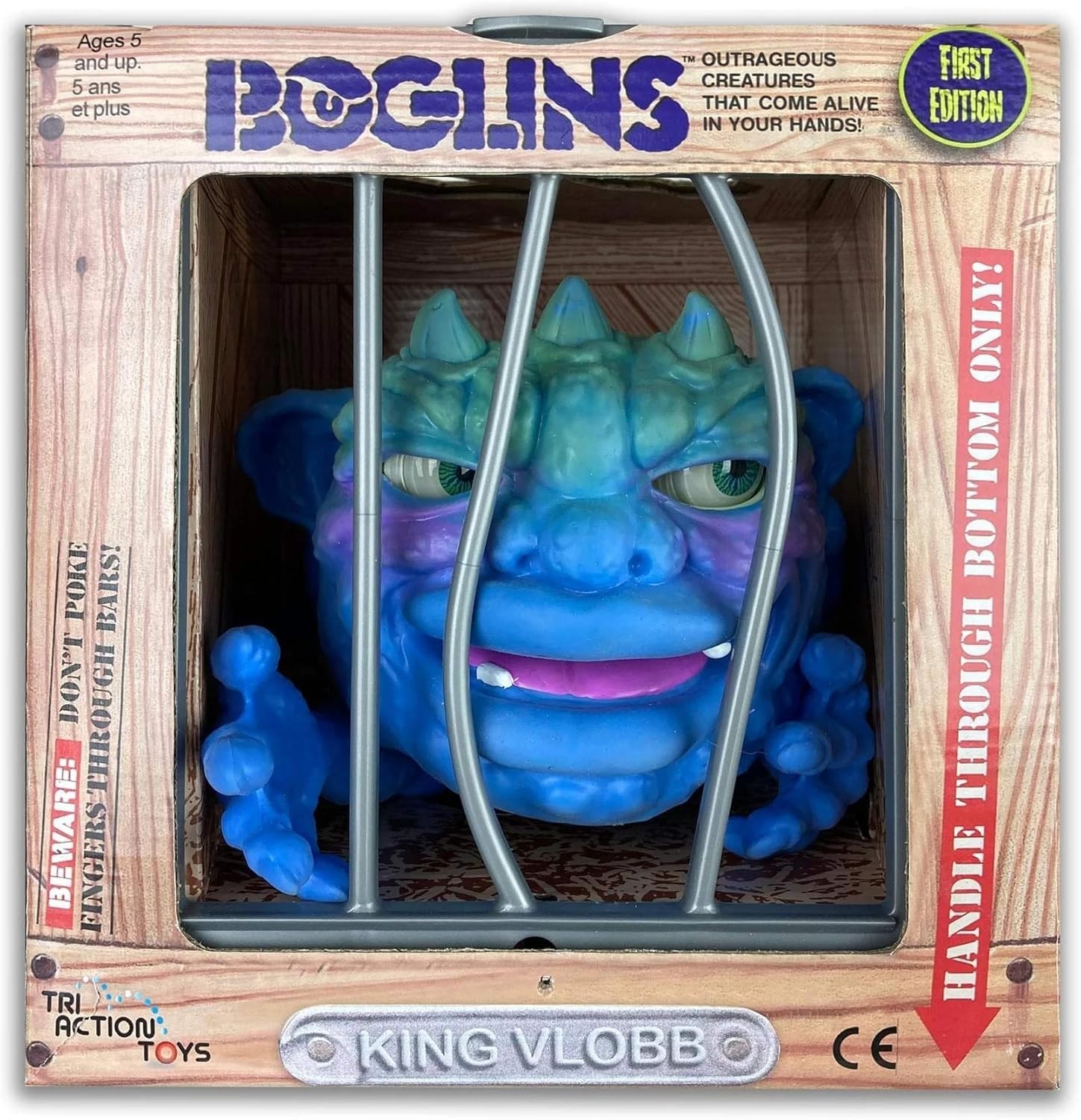 Boglins King Vlobb First Edition 8&Prime; Monster Puppet Figure Sealed Retro Toy