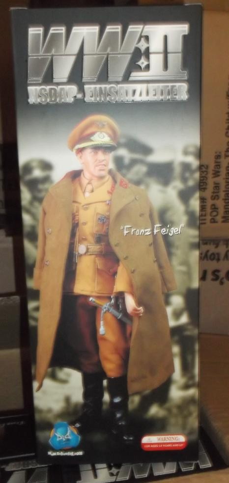 1/6 DID 12&Prime; WWII German Officer Franz Feigel Action Figure D80026 New