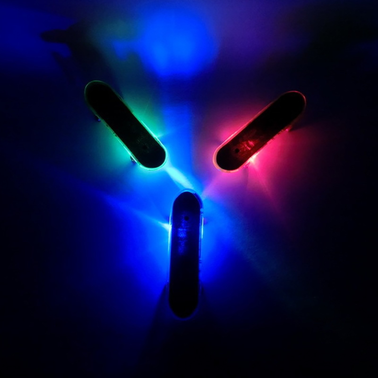 Mini LED Lighting Finger Board Colorful Skateboard Kids Children Toy Boys Gifts