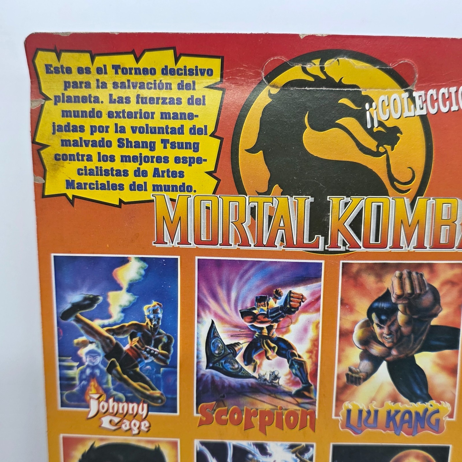 MORTAL KOMBAT TOP KANO BRAND JOCSA ARGENTINA MOC 1994 RARE