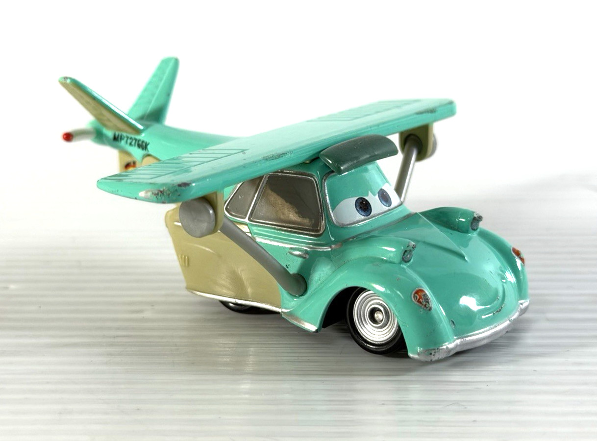 Disney Planes Franz Fliegenhosen Diecast Plane Car Toy 3&Prime; Length Mattel
