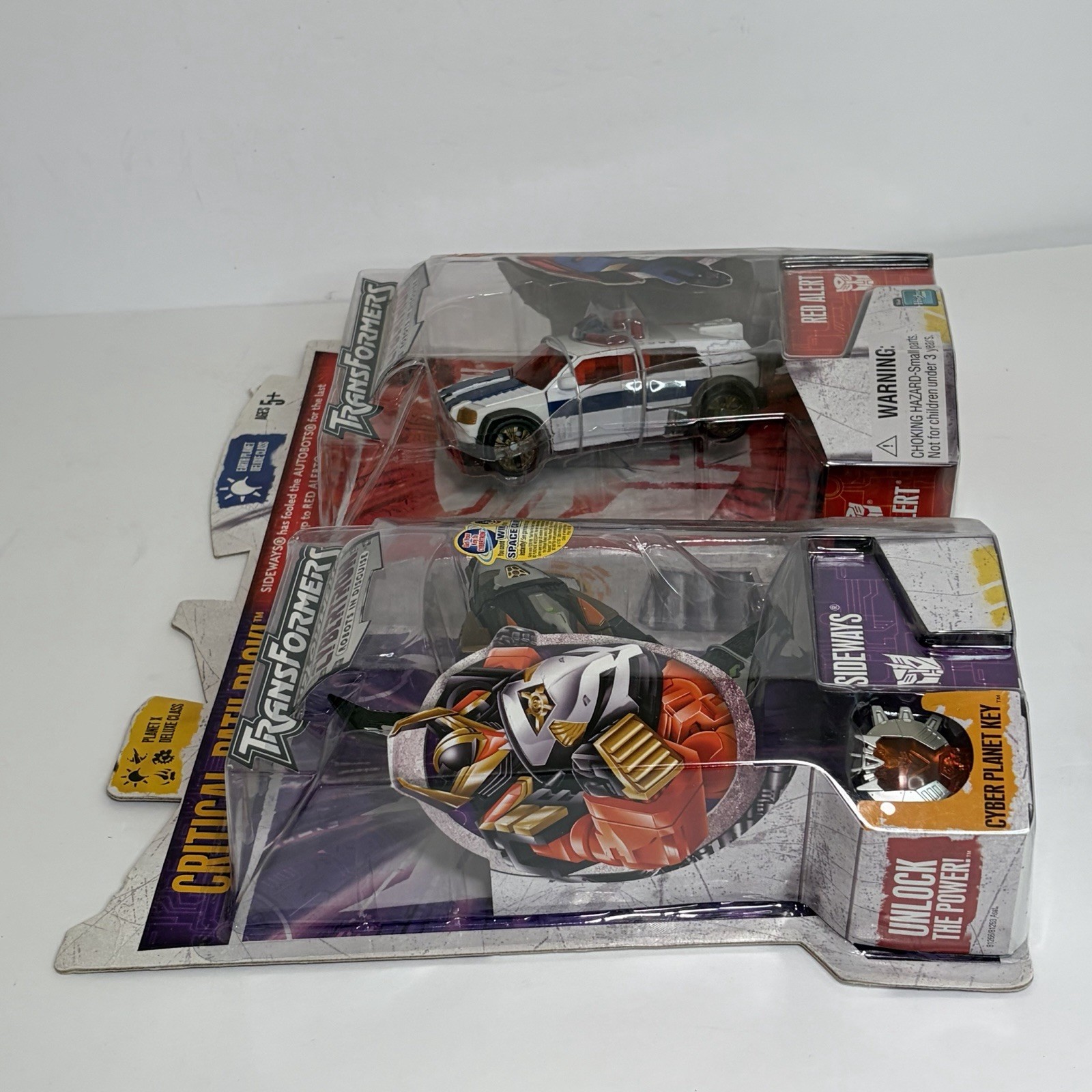Transformers Cybertron Red Alert & Sideways Critical Path New Factory Sealed
