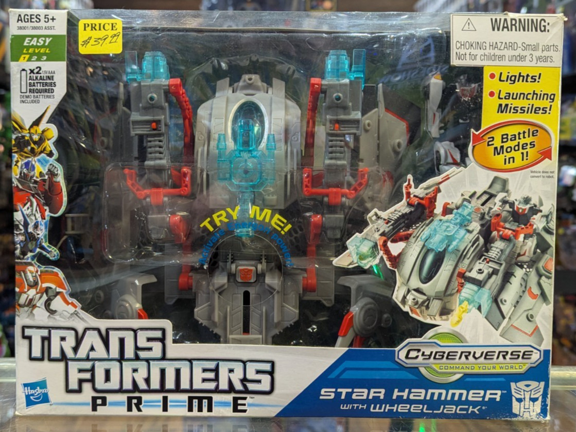 Transformers Prime Cyberverse Star Hammer with Wheeljack