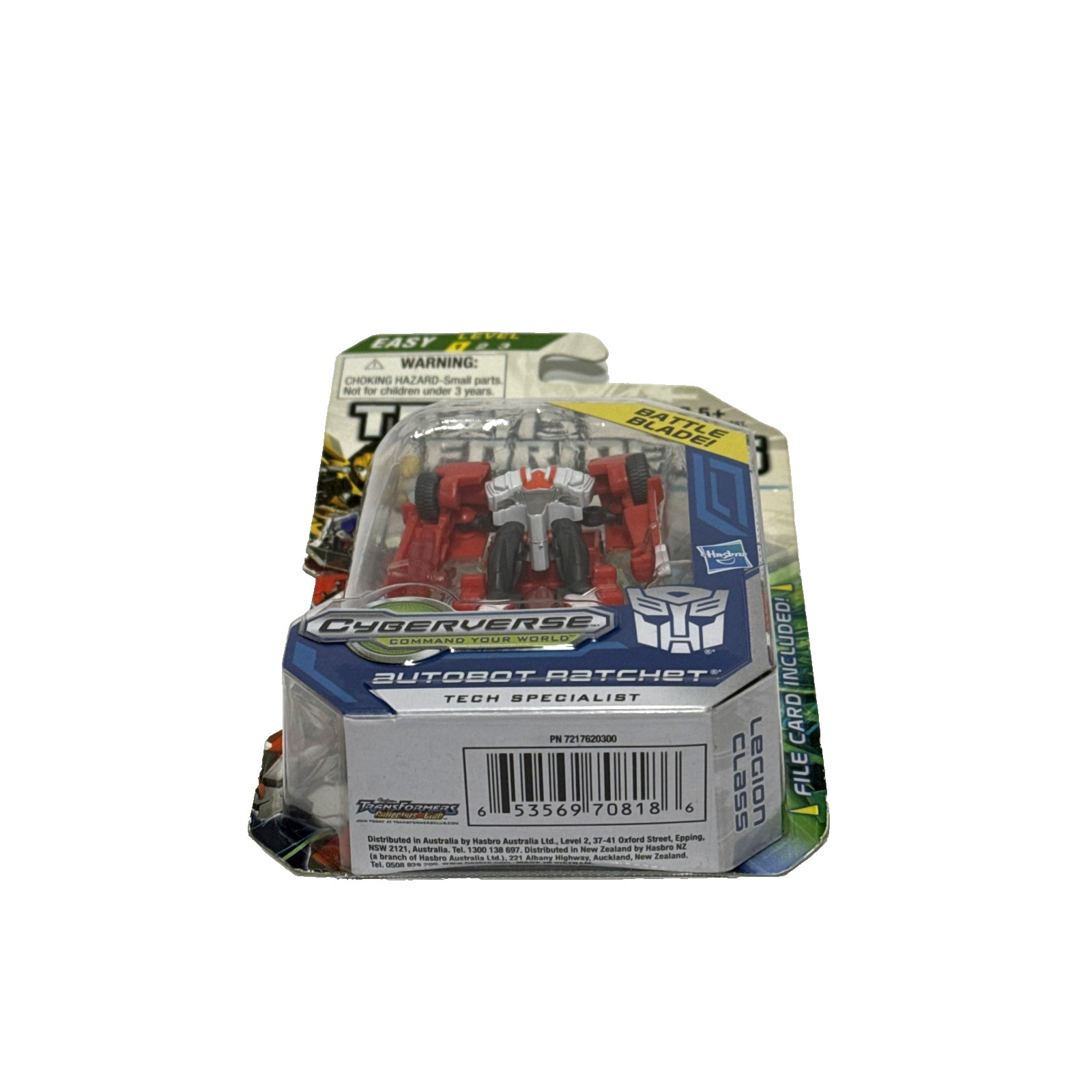 Transformers Prime Cyberverse Autobot Ratchet Figure Battle Blade 2011 Hasbro