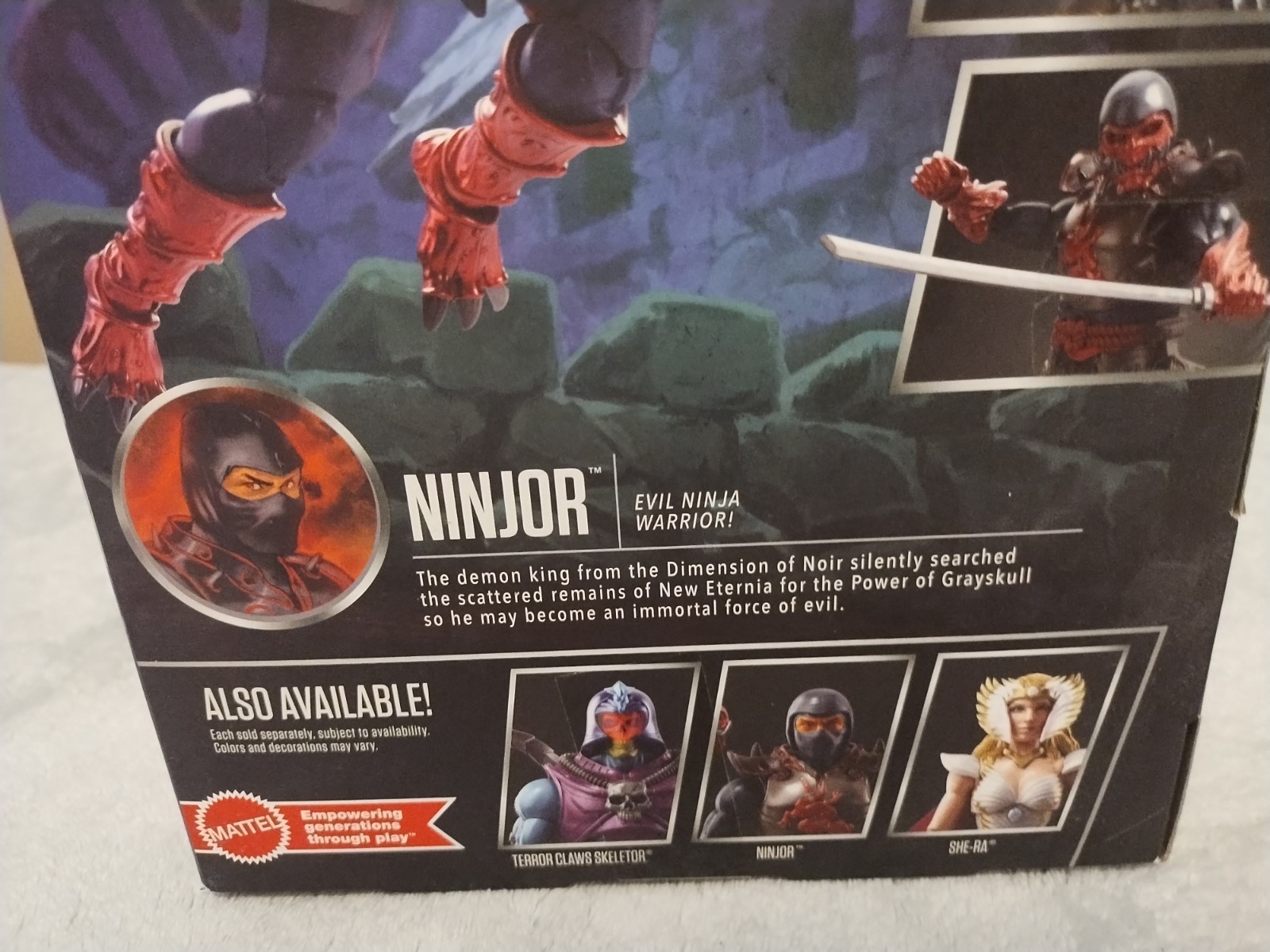 Mattel – Masters of the Universe New Eternia Ninjor Action Figure New Minty