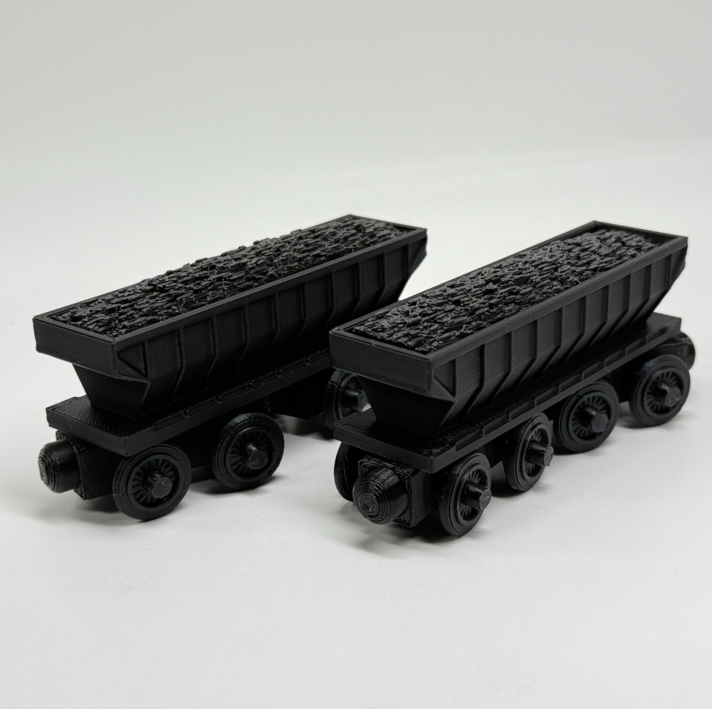 Wooden Railway 2 Black Hopper Train Custom Thomas & Friends Brio – HECTOR