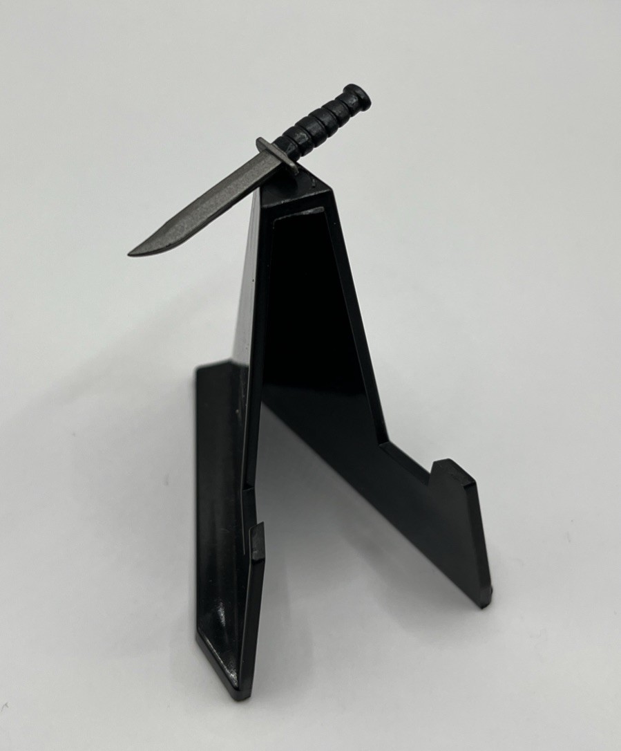 Valaverse Black Handle Knife Fodder 1/12 Scale Fodder Weapon Action Force