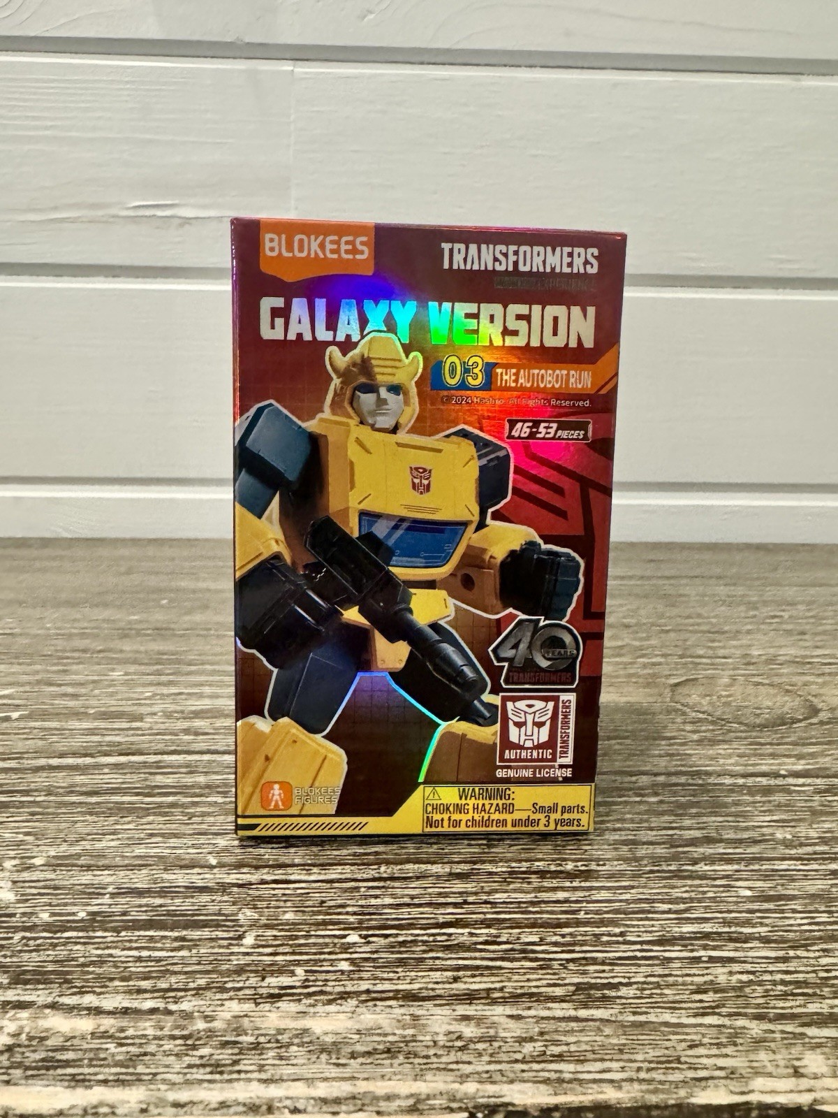 Blokees Transformers Galaxy Version 03 Autobot Run Figure 1:1 Build Kit Set of 2