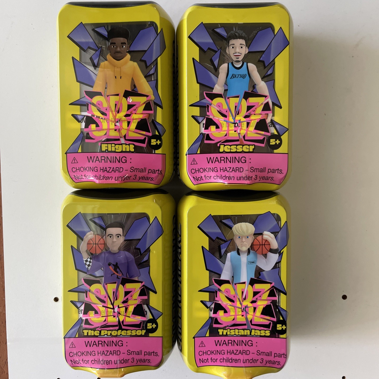 Screen Break Z set of 4 The Professor, Flight, Jesser, Tristan Jass NIB