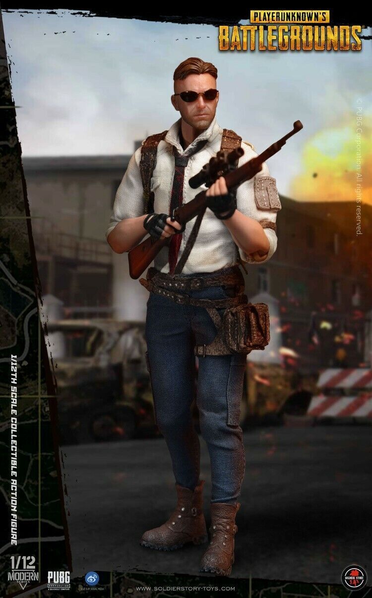 Soldier Story SSG-001 PUBG PlayerUnknown&rsquo;s Battlegrounds 1/12 Action Figure Gift