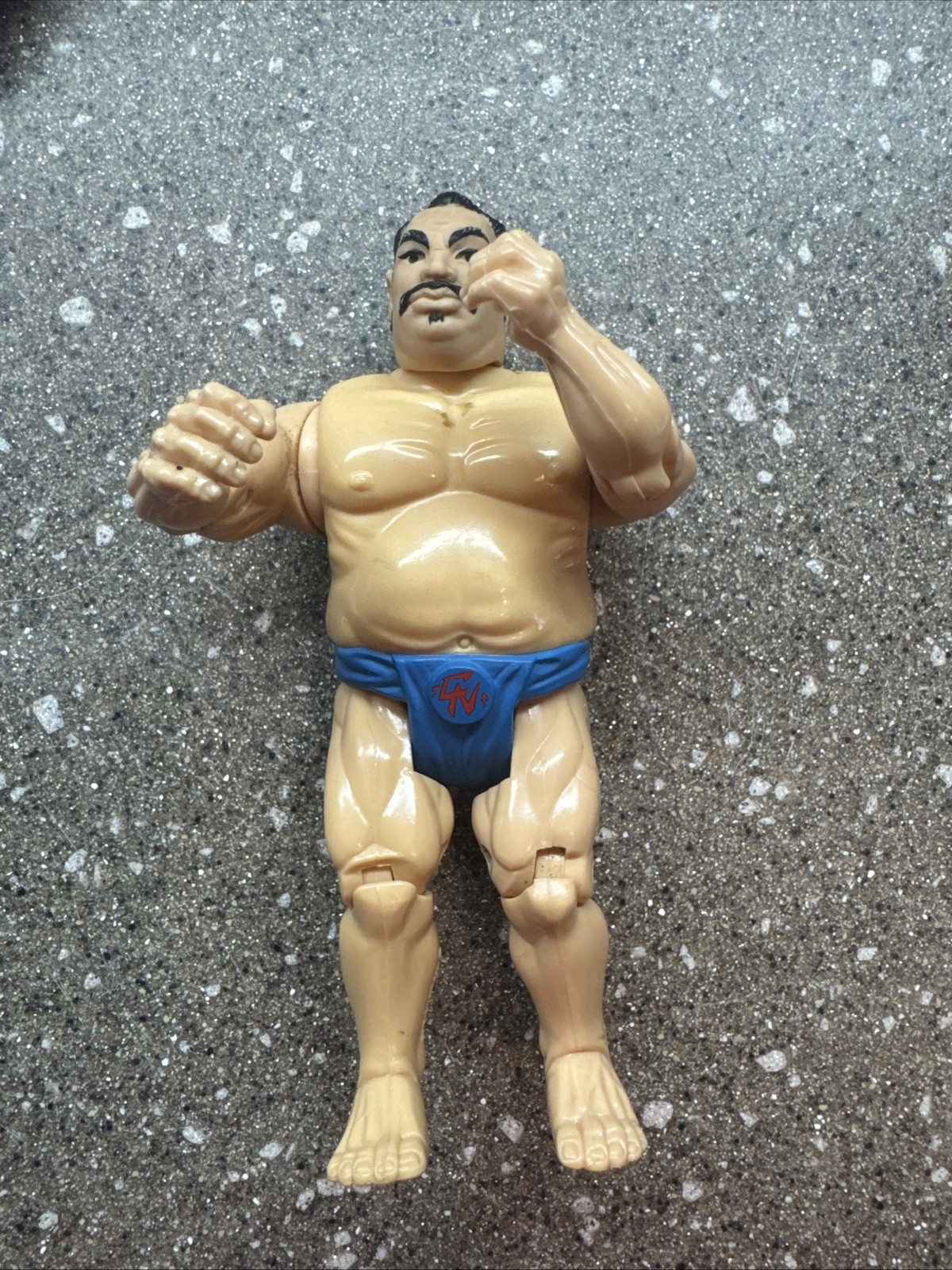 Vintage 1986 Kenner Chuck Norris Karate Kommandos TABE Sumo Wrestler Figure