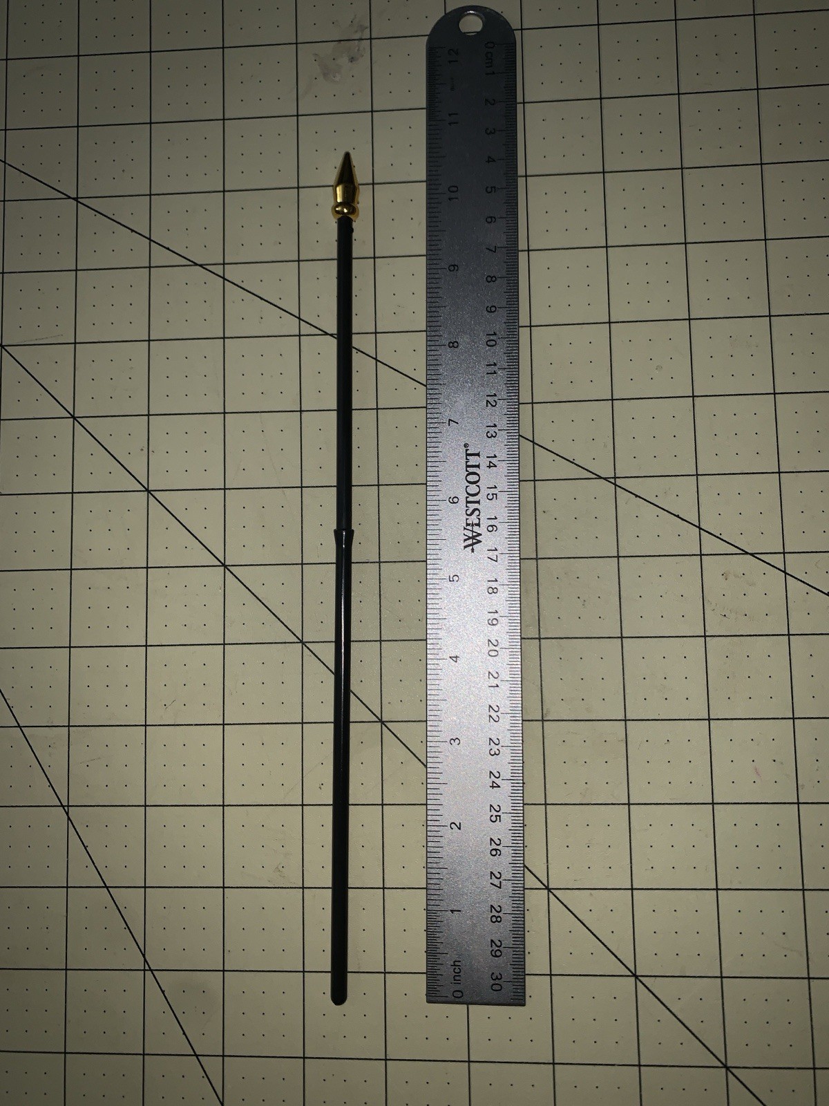 1/6 WW2 Flag Pole Approx 10.75 Inch Tall