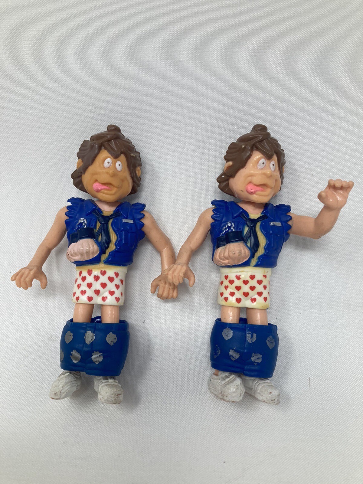 1989 Warner Bros. Police Academy « Zed » Loose Action Figure -LOT OF 2 -RARE!