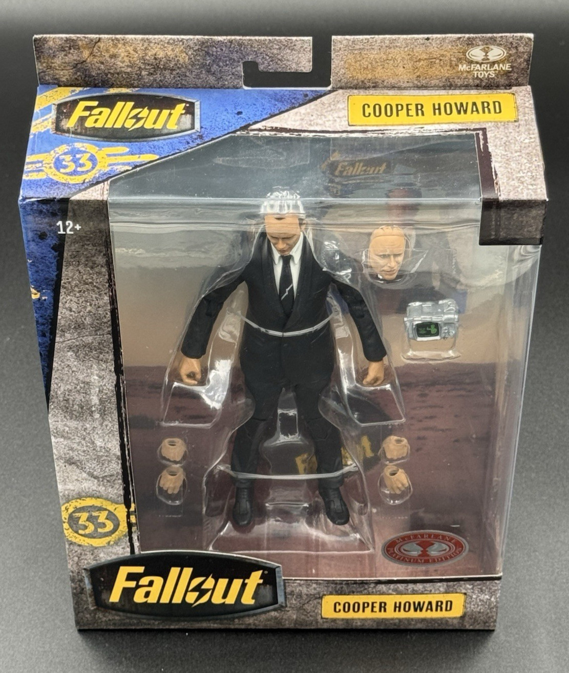 McFarlane Toys Fallout Figure Bundle Cooper Howard Red Platinum and Hank Maclean