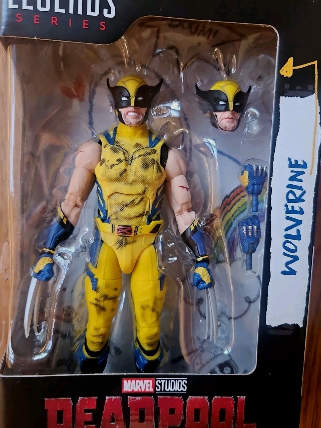 Marvel Legends Series Deadpool & Wolverine 6&Prime; Hugh Jackman Beat Up Suit X-Men