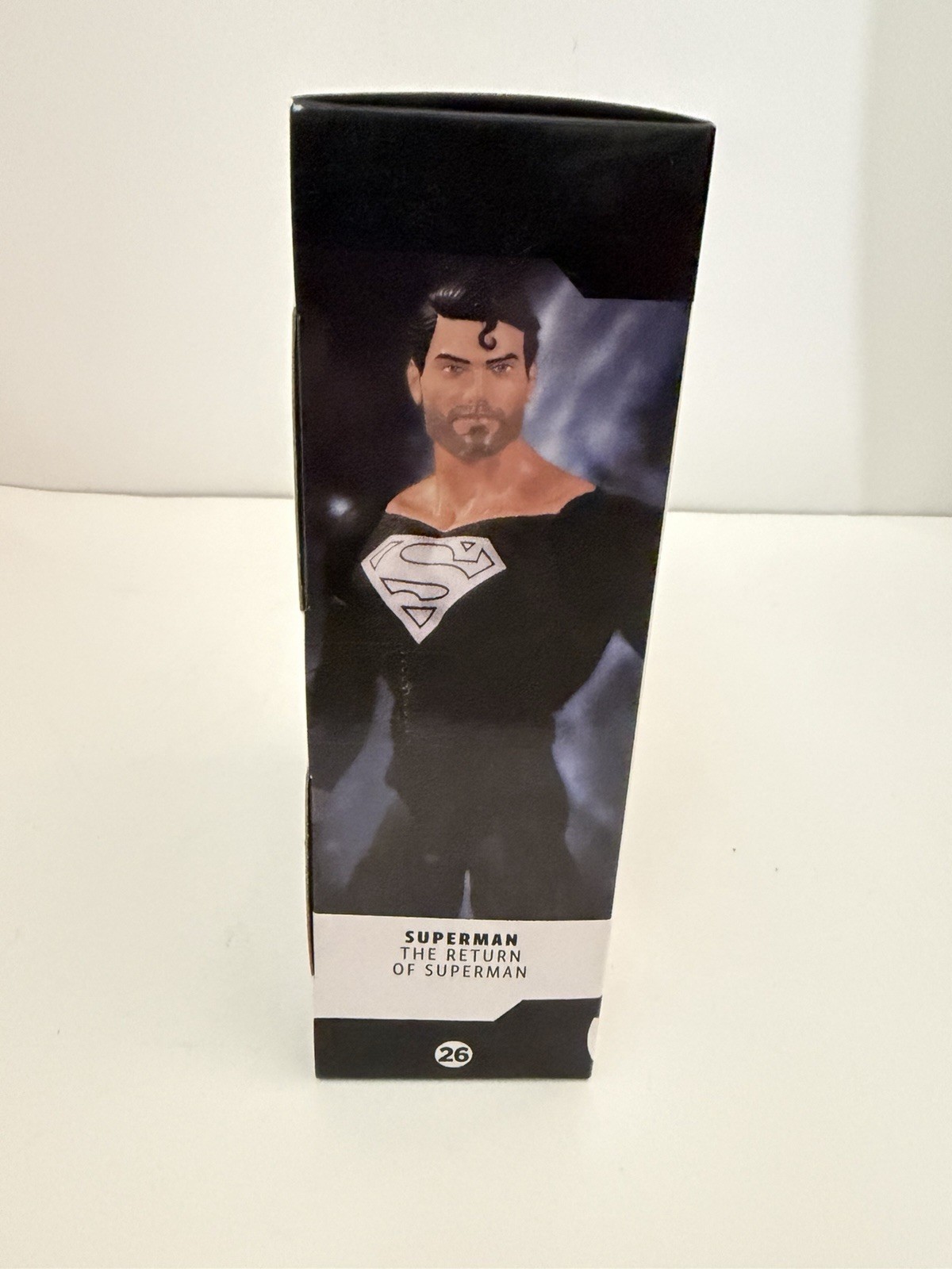 2023 DC Essentials – BLACK (SOLAR SUIT) SUPERMAN 7” return Of Superman