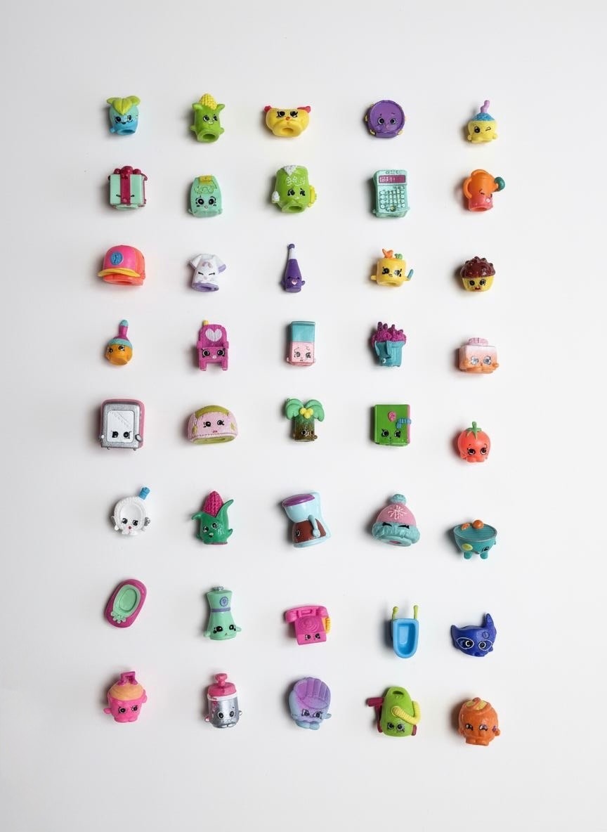shopkins 100pc, assortment of different seasons vary