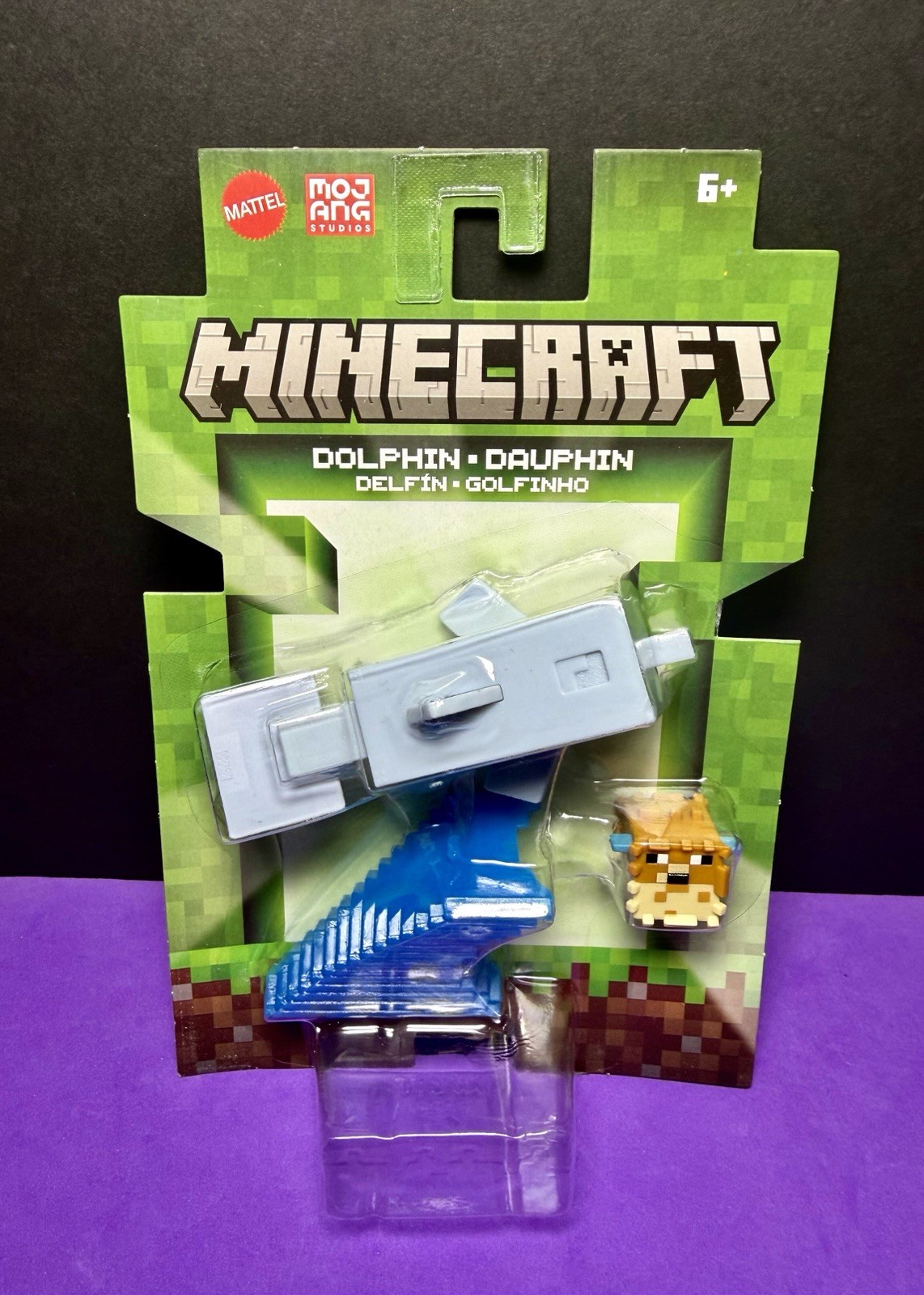 2026 Minecraft 3.25in Action Figures: DOLPHIN & PUFFERFISH