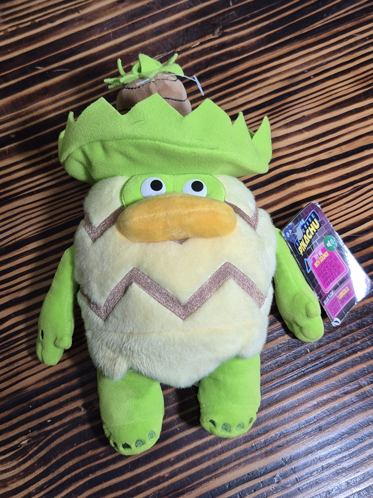 NWT Pokémon Detective Pikachu Ludicolo Kappalores Plush 9&Prime; Plays Sound