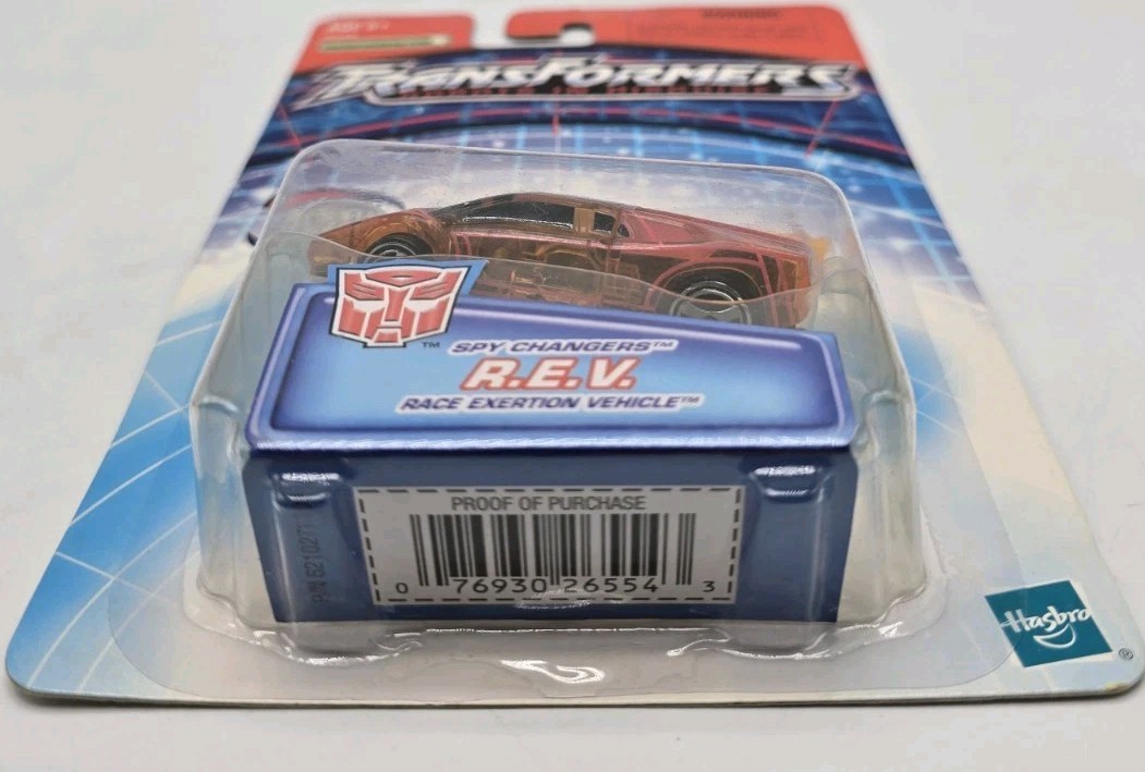 Transformers RID 2002 Spy Changers R.E.V. Race Exertion Vehicle Autobot New NOS