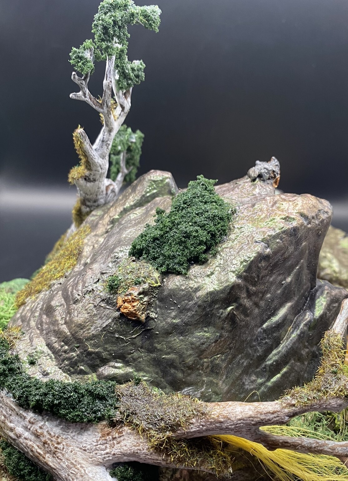 Lava Light Up Action Figure Base Custom Designed 7&Prime;x 10&Prime; Diorama Tabletop Gaming