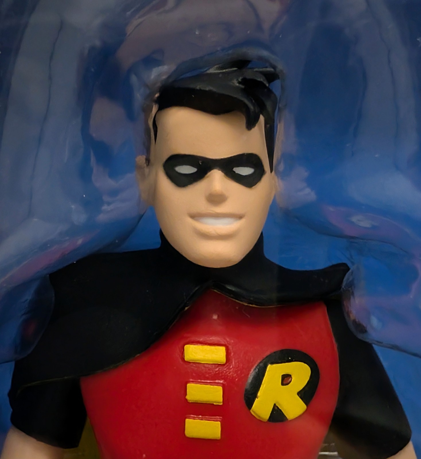 McFarlane DC Batman Animated Series BTAS Robin Black & Red BAF Rene Montoya NEW
