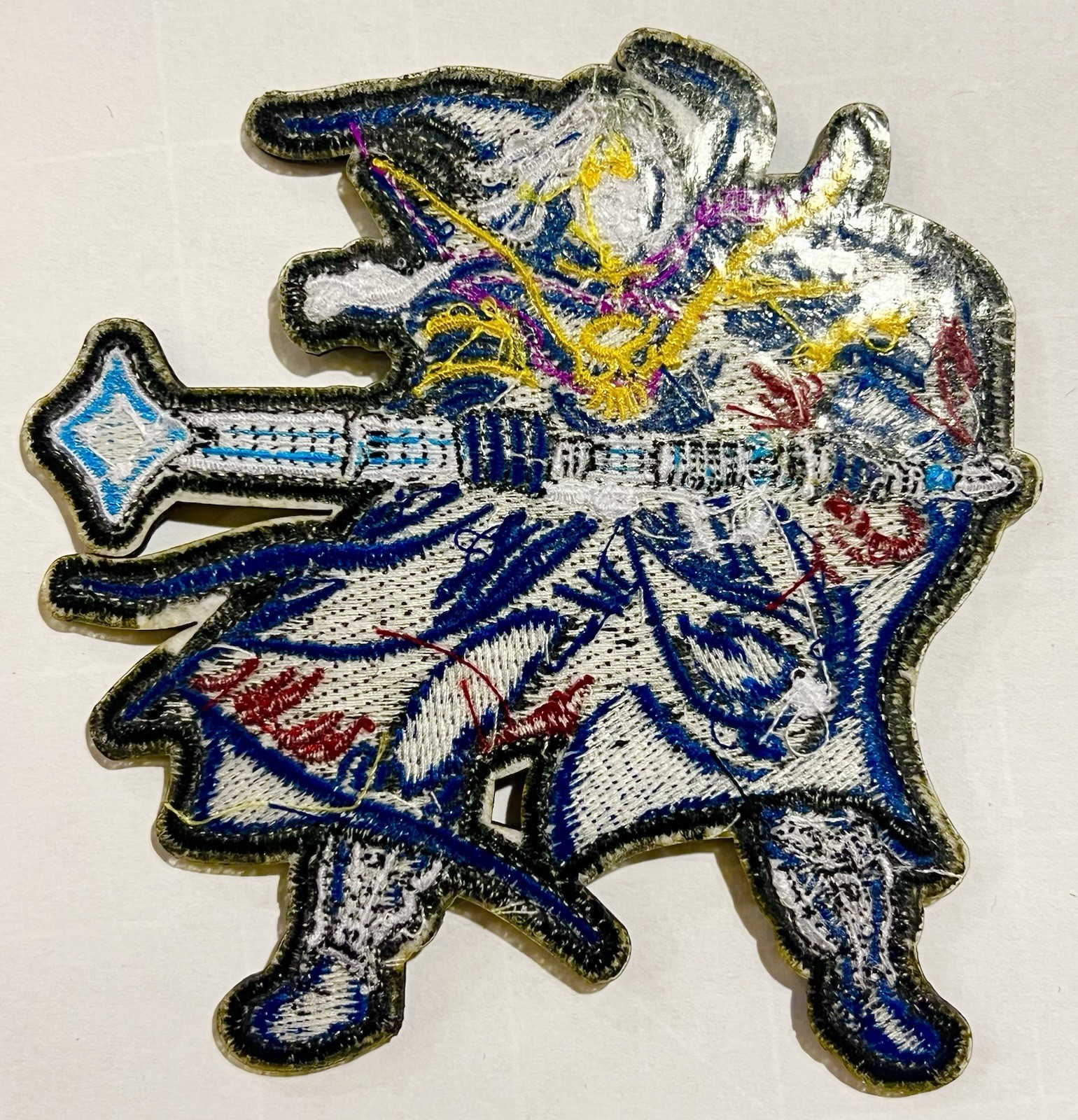 SKELETON WARRIORS embroidered GRIMSKULL figure patch action morale Skeletor MOTU