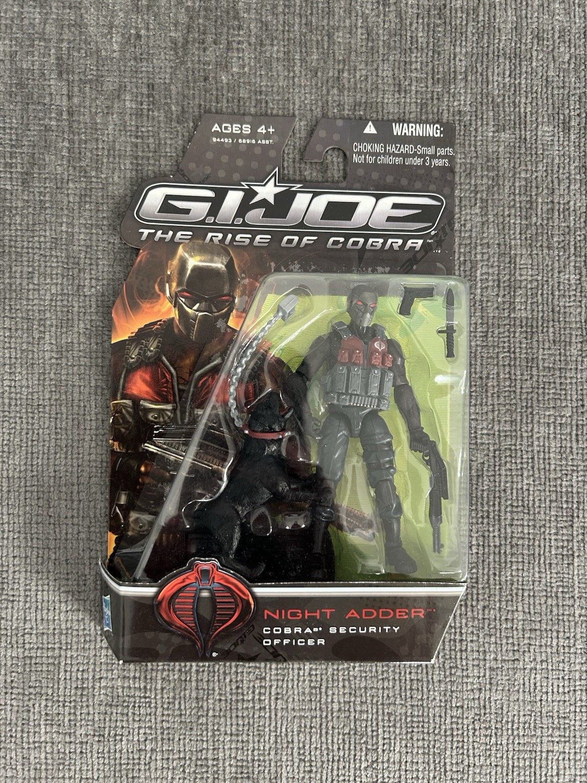 G.I. Joe: Rise of Cobra Night Adder Cobra Security Officer Action Figure 2009