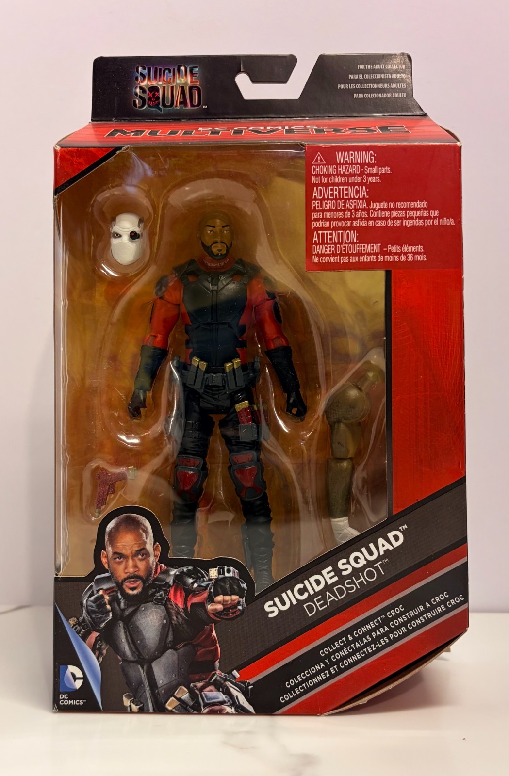 DC Comics Multiverse Suicide Squad Deadshot Action Figure Will Smith BAF