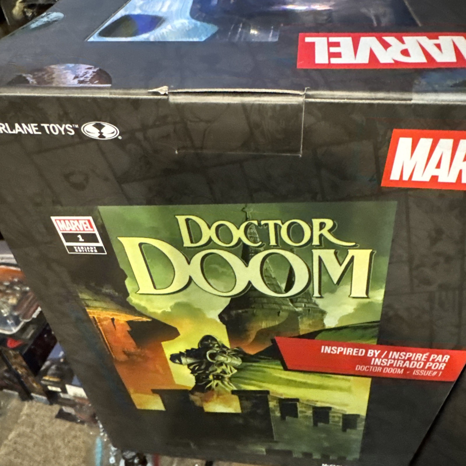 DOCTOR DOOM Variant Wave 8 (2 Pc Set) McFarlane Marvel Legends Statue Lot New