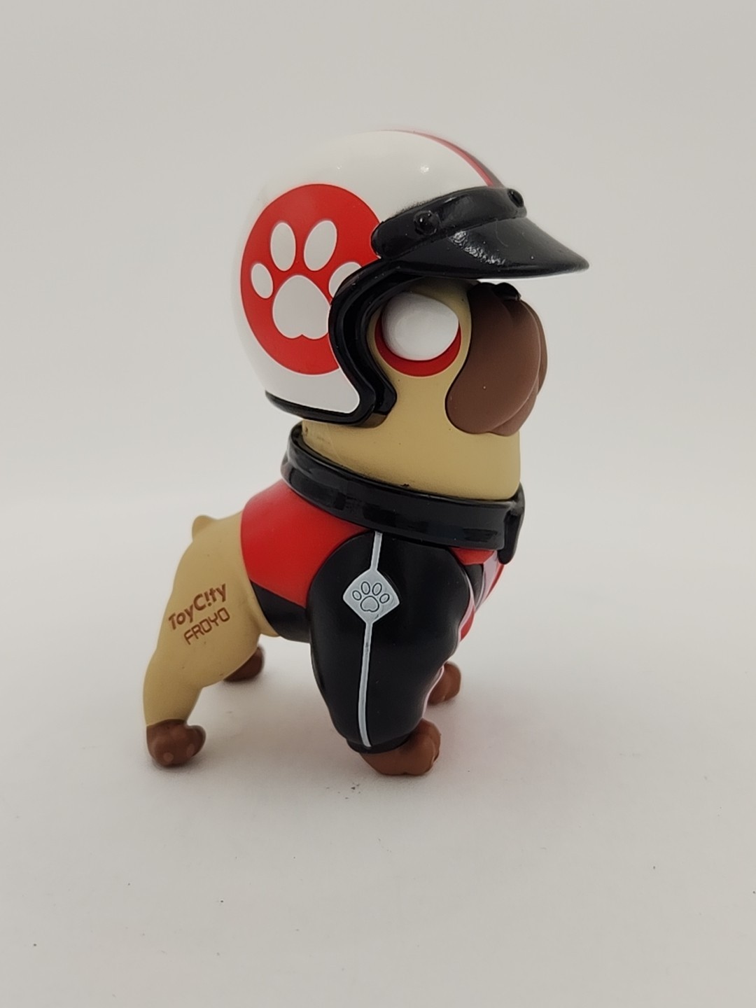 TOYCITY FROYO Career Series Dog Racecar Driver Figure 3.25&Prime; Mystery Racing