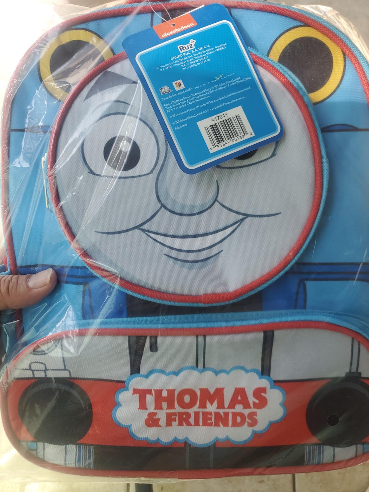 A17941 Thomas & Friends Small Backpack 12&Prime; x 10&Prime;
