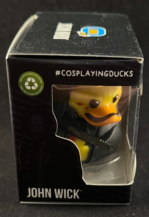 Mini Tubbz – Keanu Reeves – John Wick – Rubber Duck – Approx 2&Prime; High