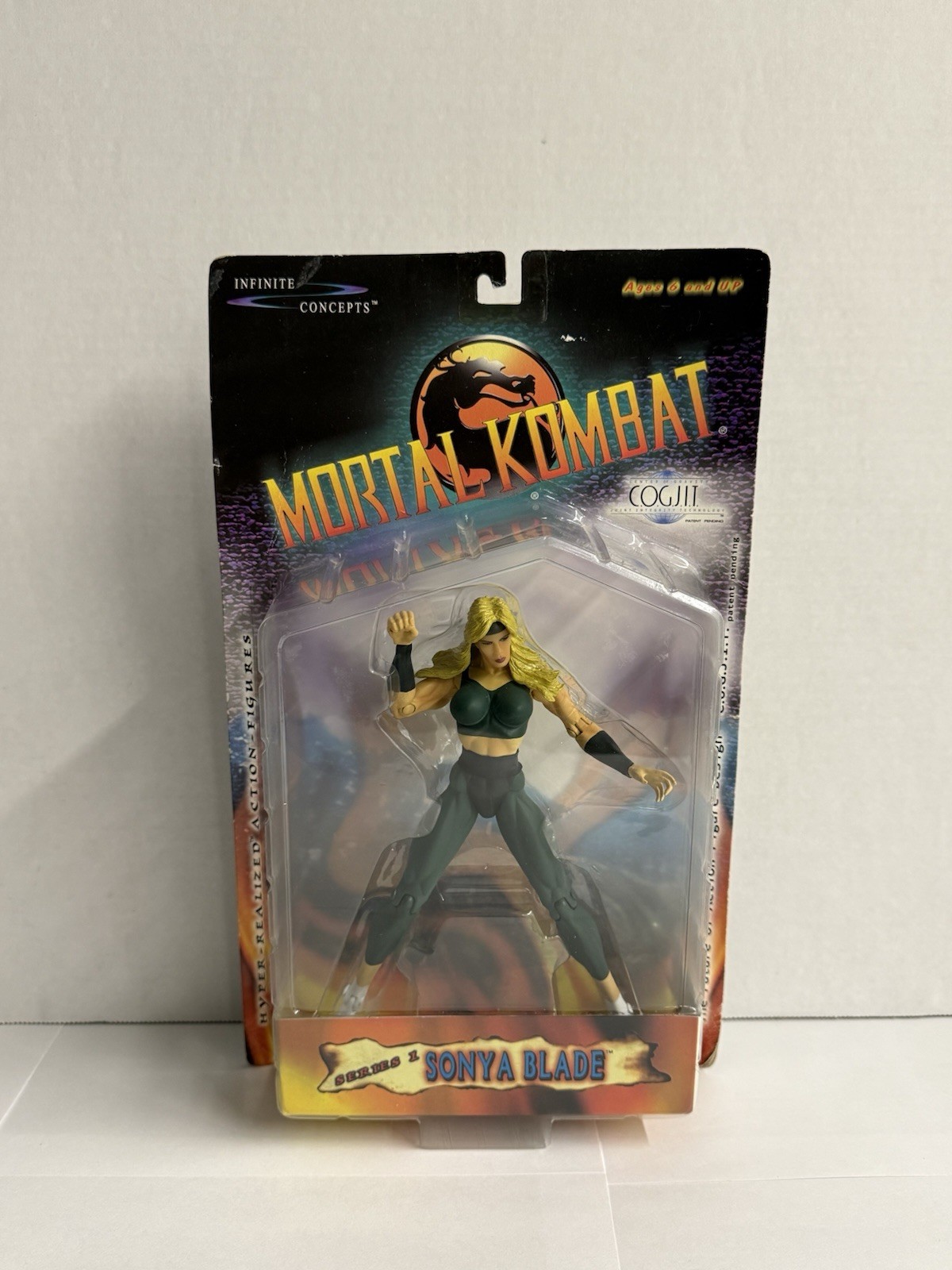 Mortal Kombat Sonya Blade Action Figure Series 1 Infinite Concepts New Sealed
