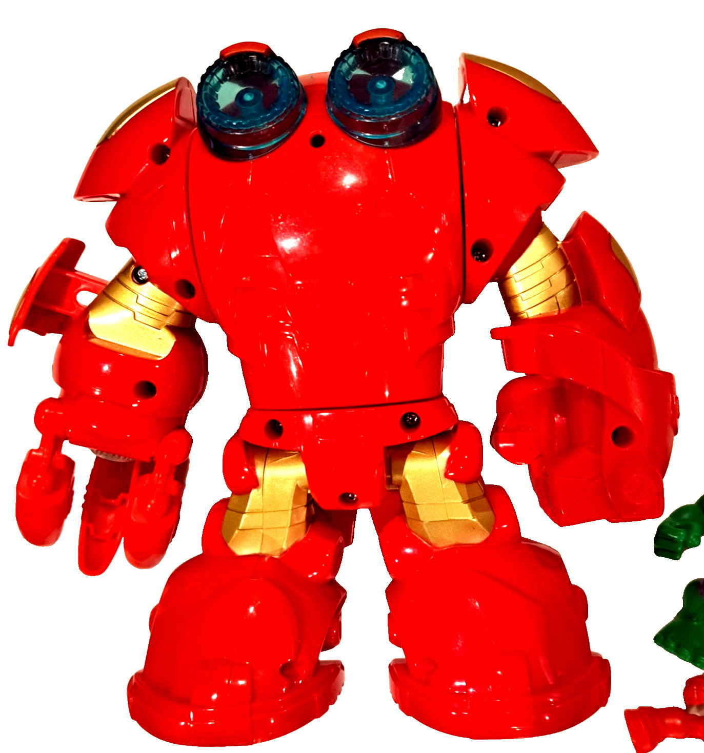 Imaginext / Playskool Marvel Hulkbuster, Hulk, Ironman Super Hero Toys VG Used